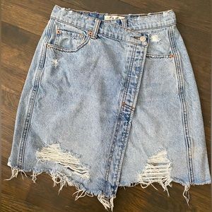 We The Free Denim Skirt